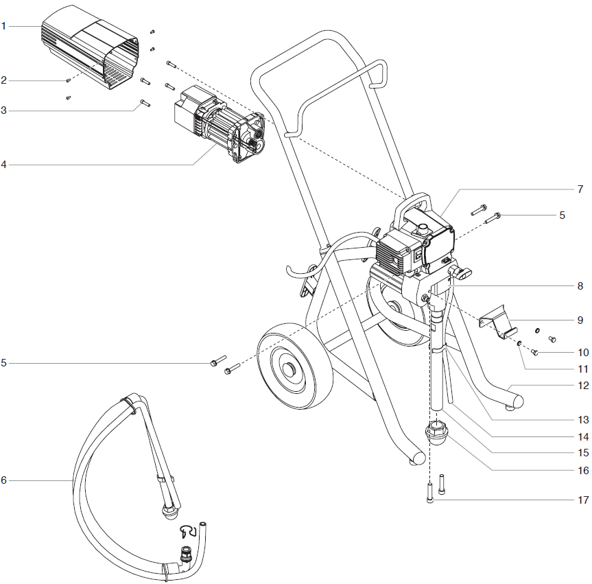 Advantage 600 Main Assembly Parts